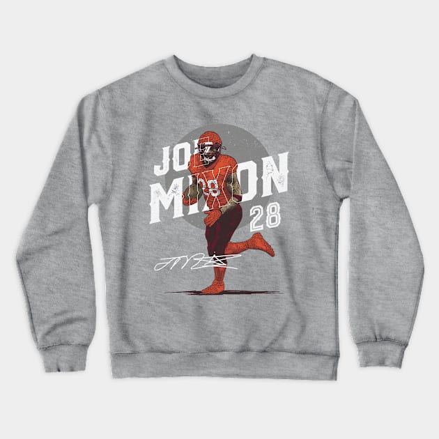 Joe Mixon Cincinnati Player Name Crewneck Sweatshirt by Chunta_Design